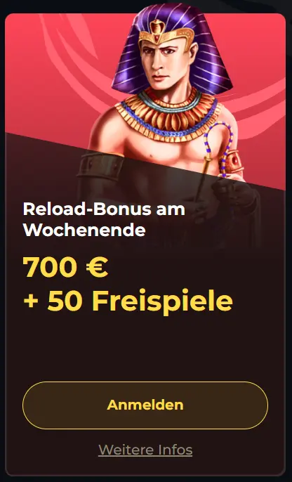 Boomerang casino Wochenend-Reload-Bonus